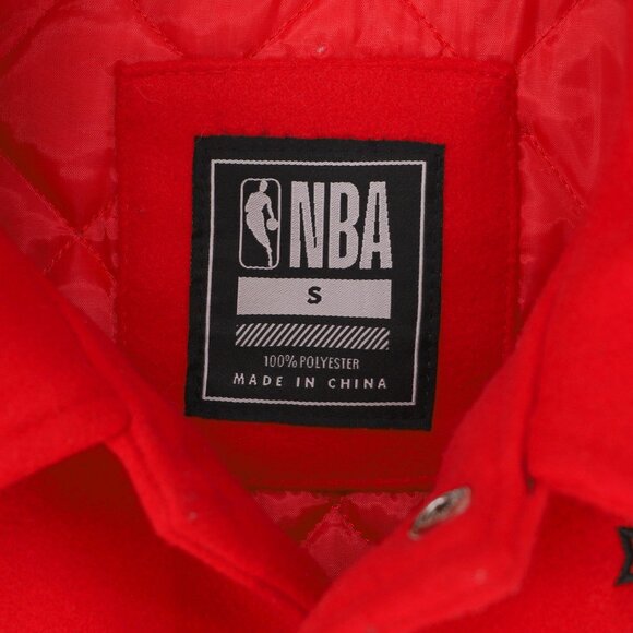 NBA Homecoming Varsity Letterman Jacket Patch Red/White Size S - Picture 7 of 9